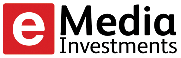 CMYK BLACK TEXT WHITE BACK eMEDIA Investments Logo 2020 copy